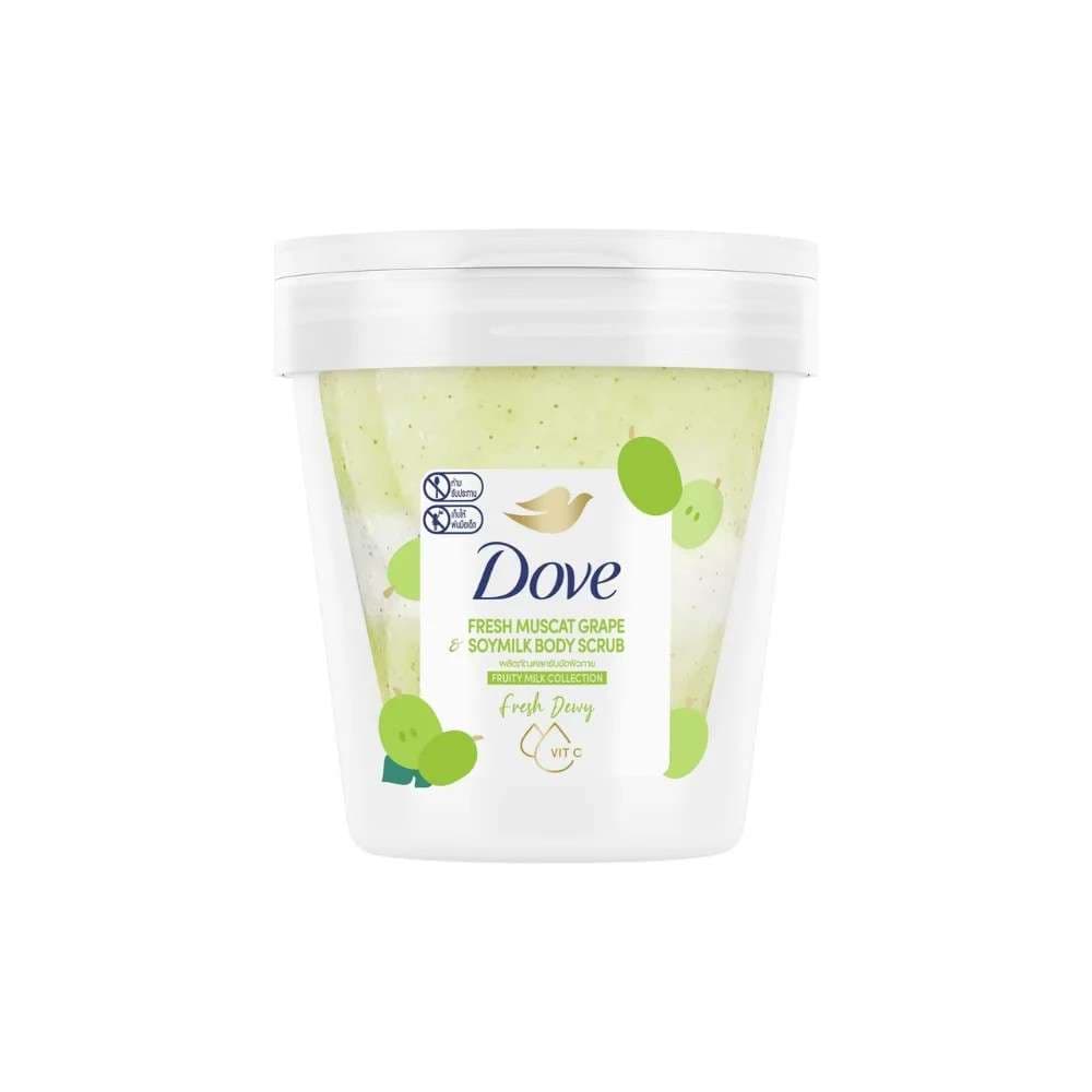 Dove Fresh Muscat Grape & Soymilk Body Scrub 250gm