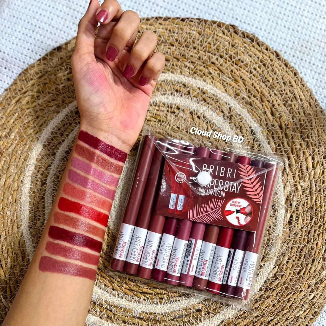 BRIBRI Soft Matte & Easy Lipstick Set- 10pcs