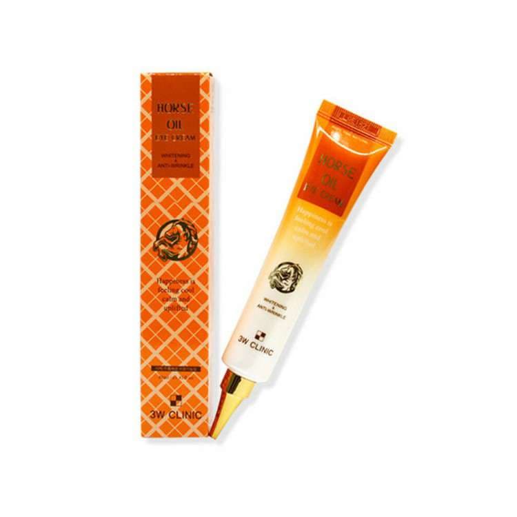 3W Clinic Horse Oil Eye Cream Whitening And Anti Wrinkle-40ml