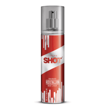 Layer'r Shot RED STALLION Body Spray 135ml