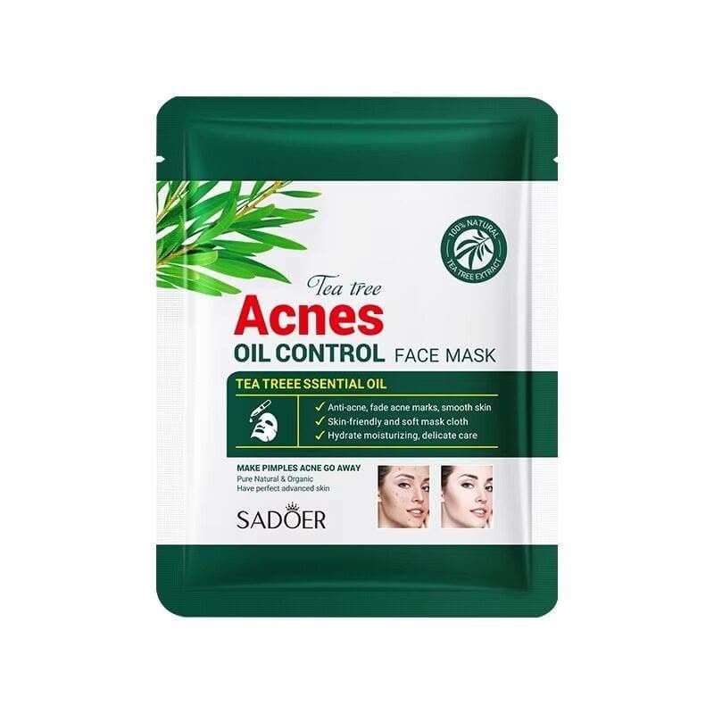 SADOER Tea Tree Acnes Oil Control Facial Sheet Mask