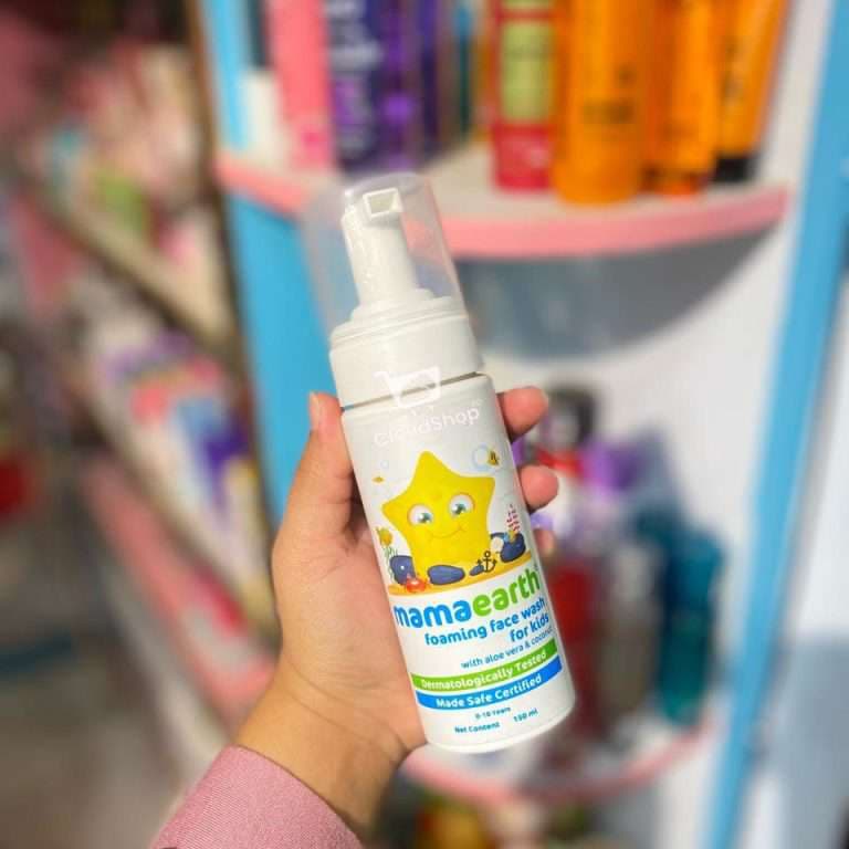 Mamaearth Foaming Baby Face Wash for Kids with Aloe Vera and Coconut 150ml