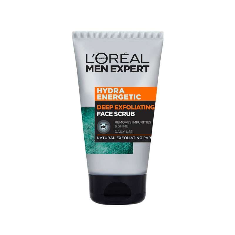 Loreal Paris Men Expert Hydra Energetic Deep exfoliating Face Scrub for Daily Use 100ml
