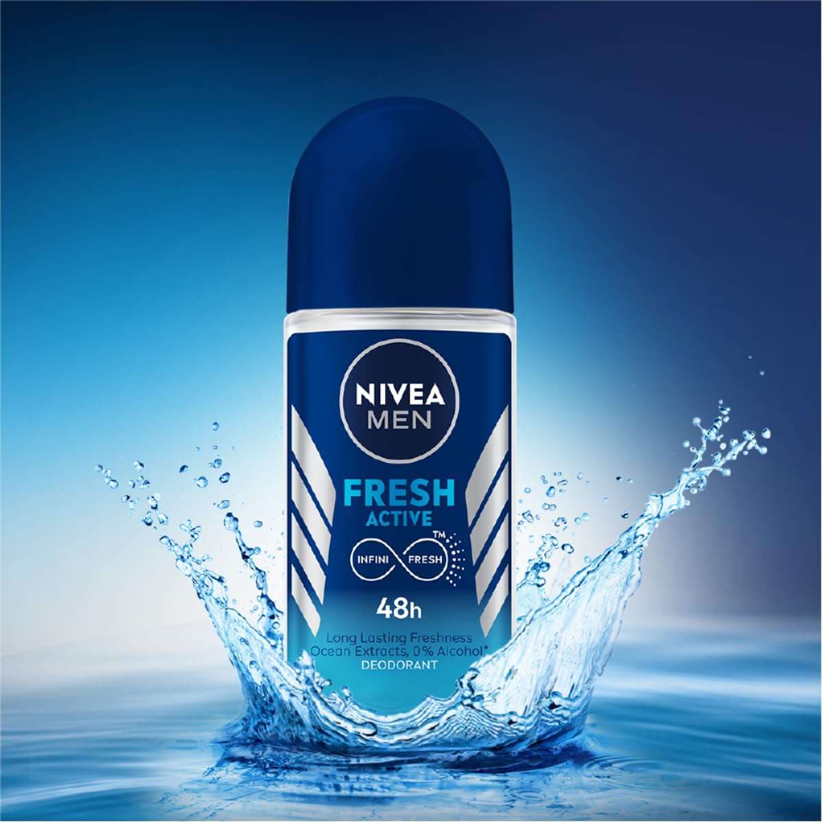 Nivea Men Roll On Fresh Active – 50 ml 1