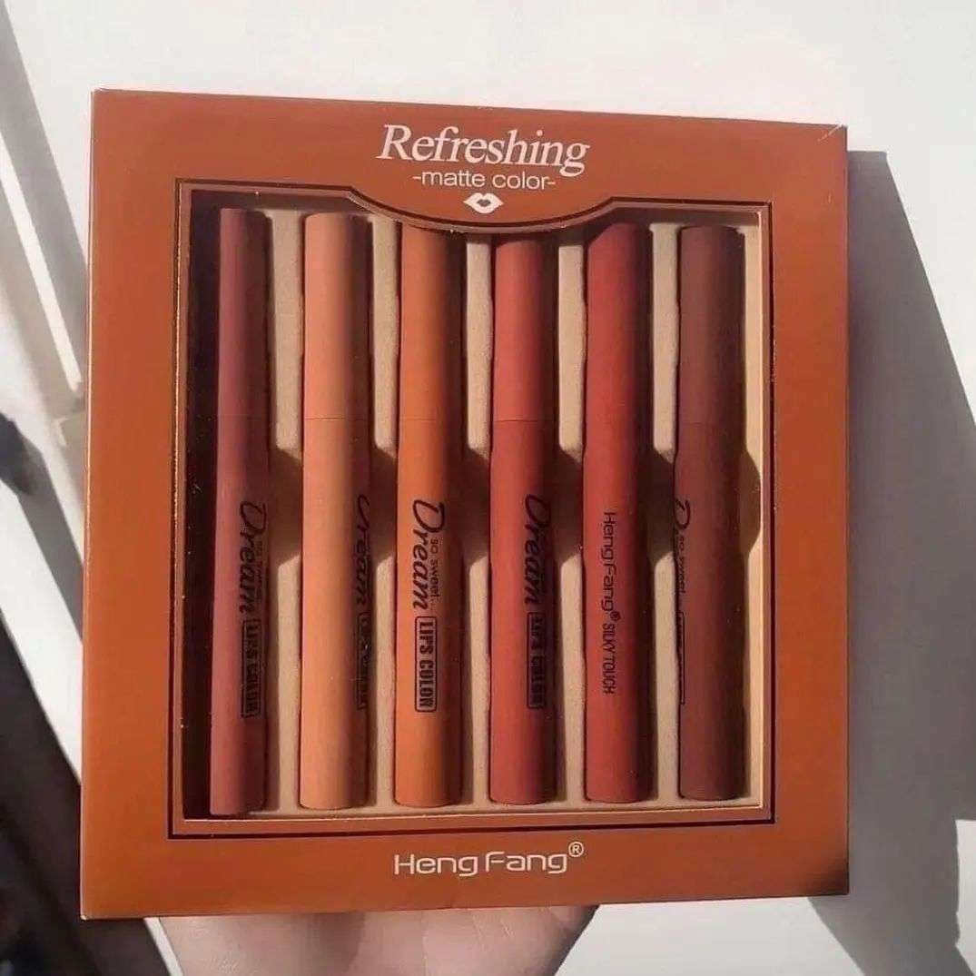 Heng Fang Dream Matte 6pcs Lipstick Set