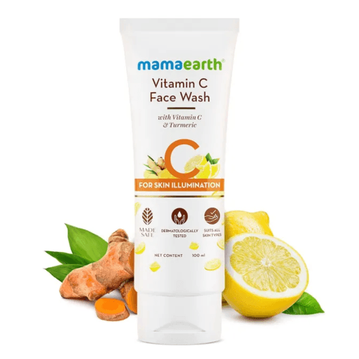 Mama Earth Vitamin C Face Wash With Turmeric (100ml)