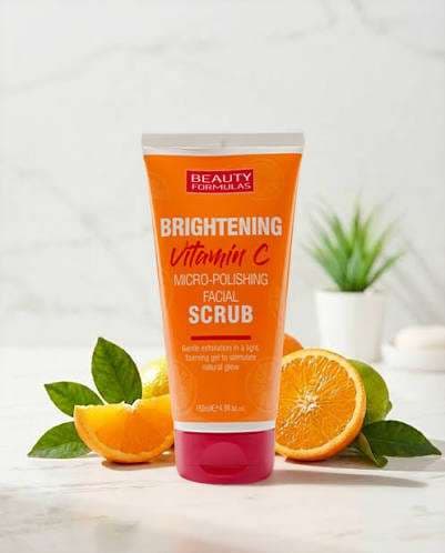 Beauty Formulas Brightening Vitamin C Micro-Polishing Facial Scrub -150ml