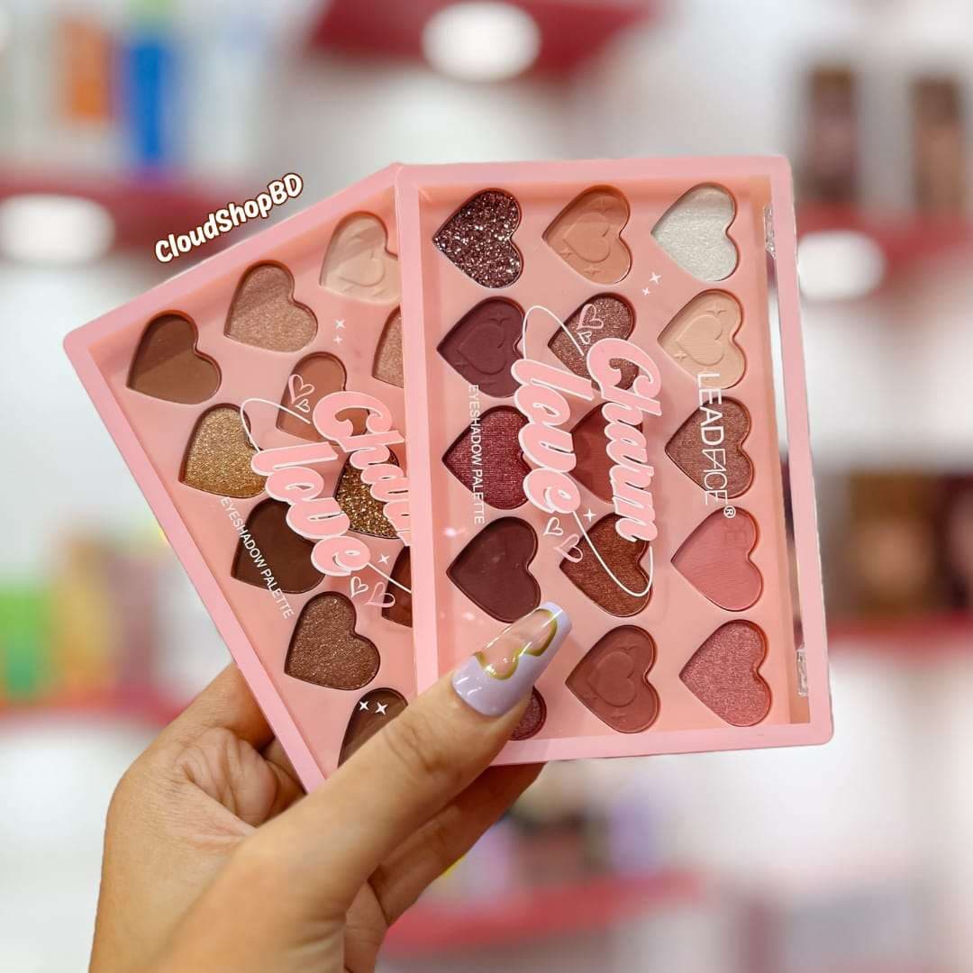LEADFACE Charm Love 15-Color Eyeshadow Palette