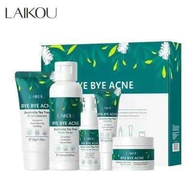 LAIKOU Bye Bye Acne Australia Tea Tree Acne Skin care Set - 5pcs