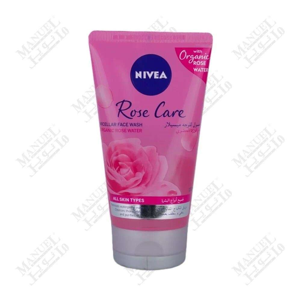 NIVEA ROSE CARE MICELLAR FACE WASH - 150ML