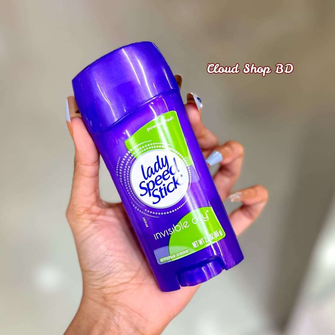 Lady Speed Stick Powder Fresh Invisible Dry Deodorant - 65g