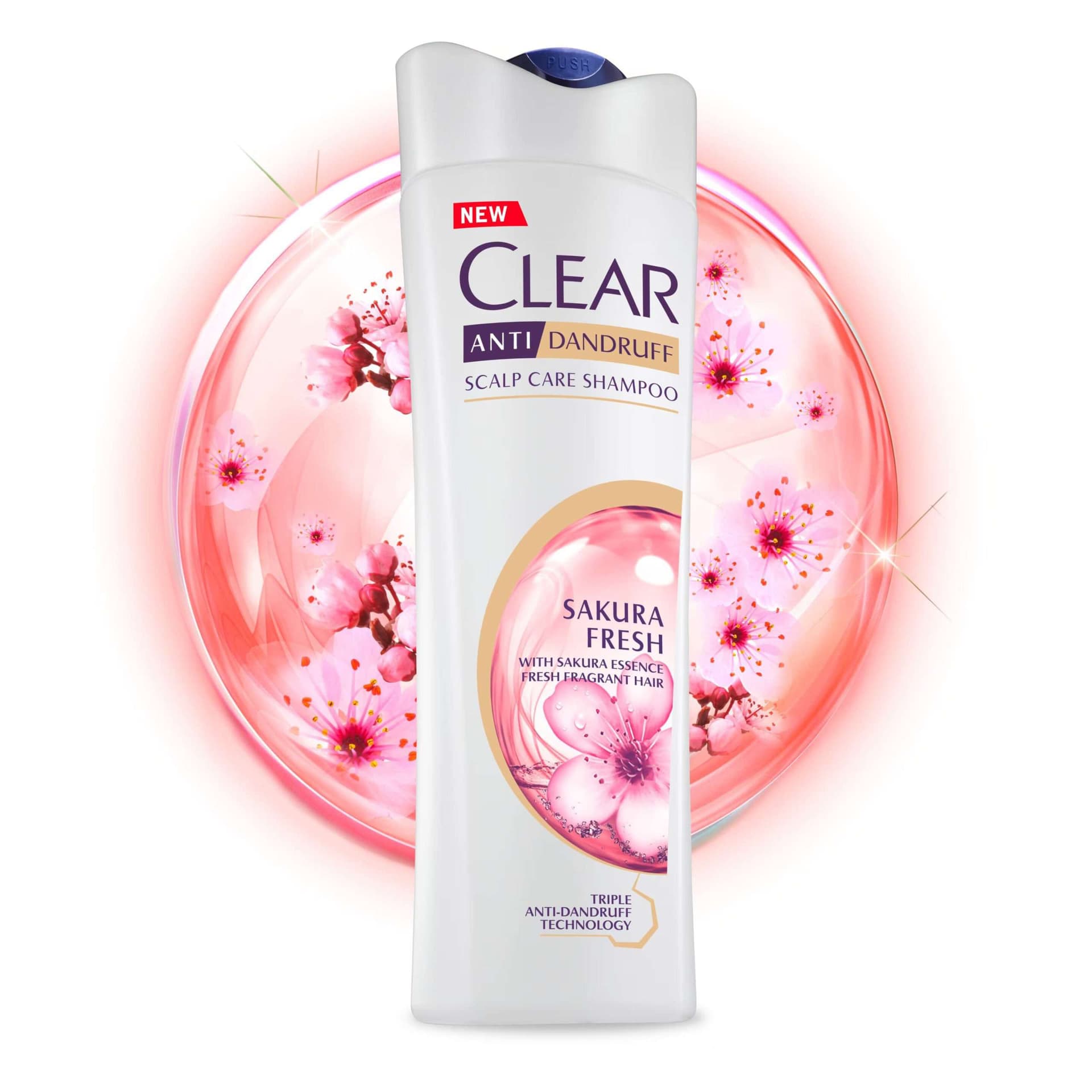 CLEAR Anti-Dandruff Sakura Fresh Scalp Care Shampoo – 300ml