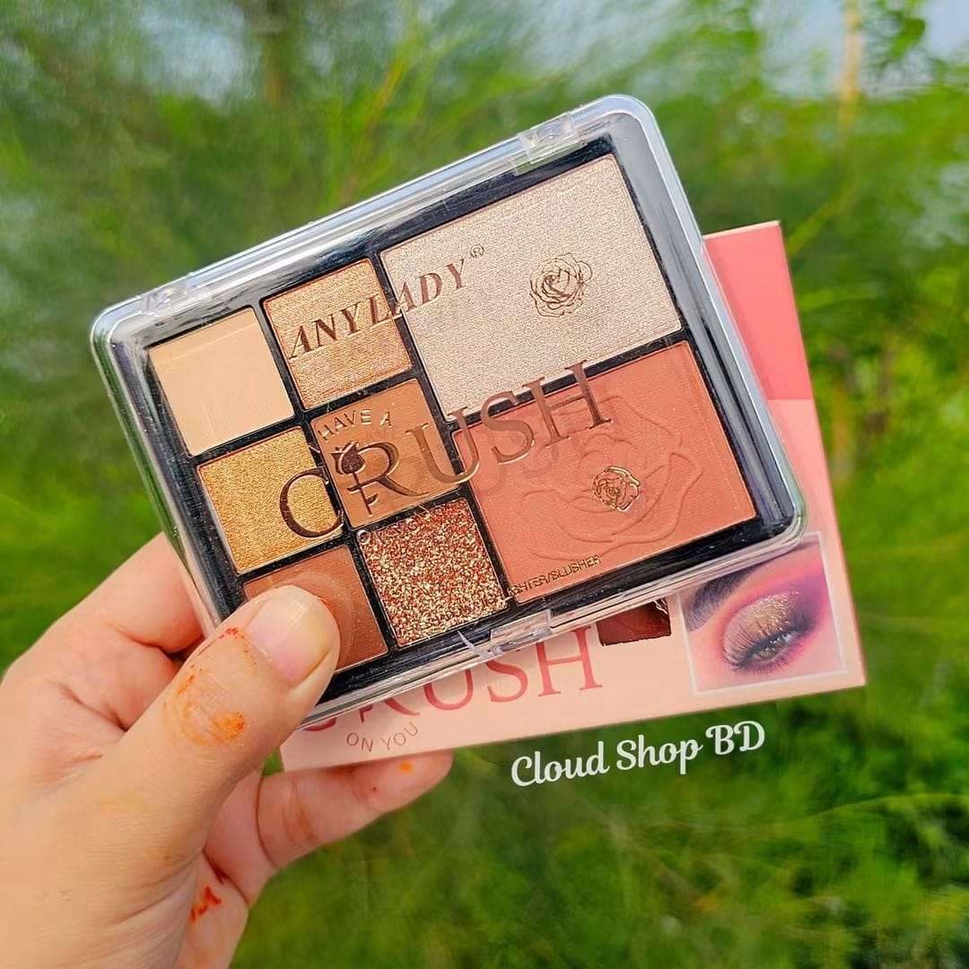 ANYLADY I Have A Crush Eyeshadow & Blusher Palette