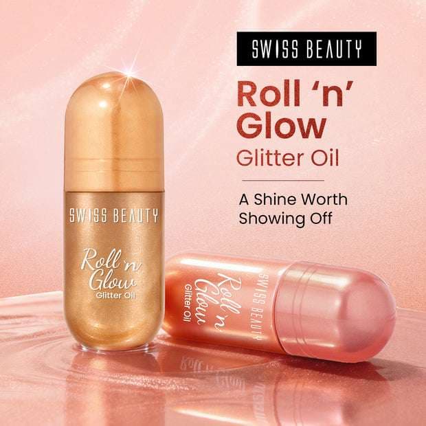 Swiss Beauty Roll n Glow Glitter Oil