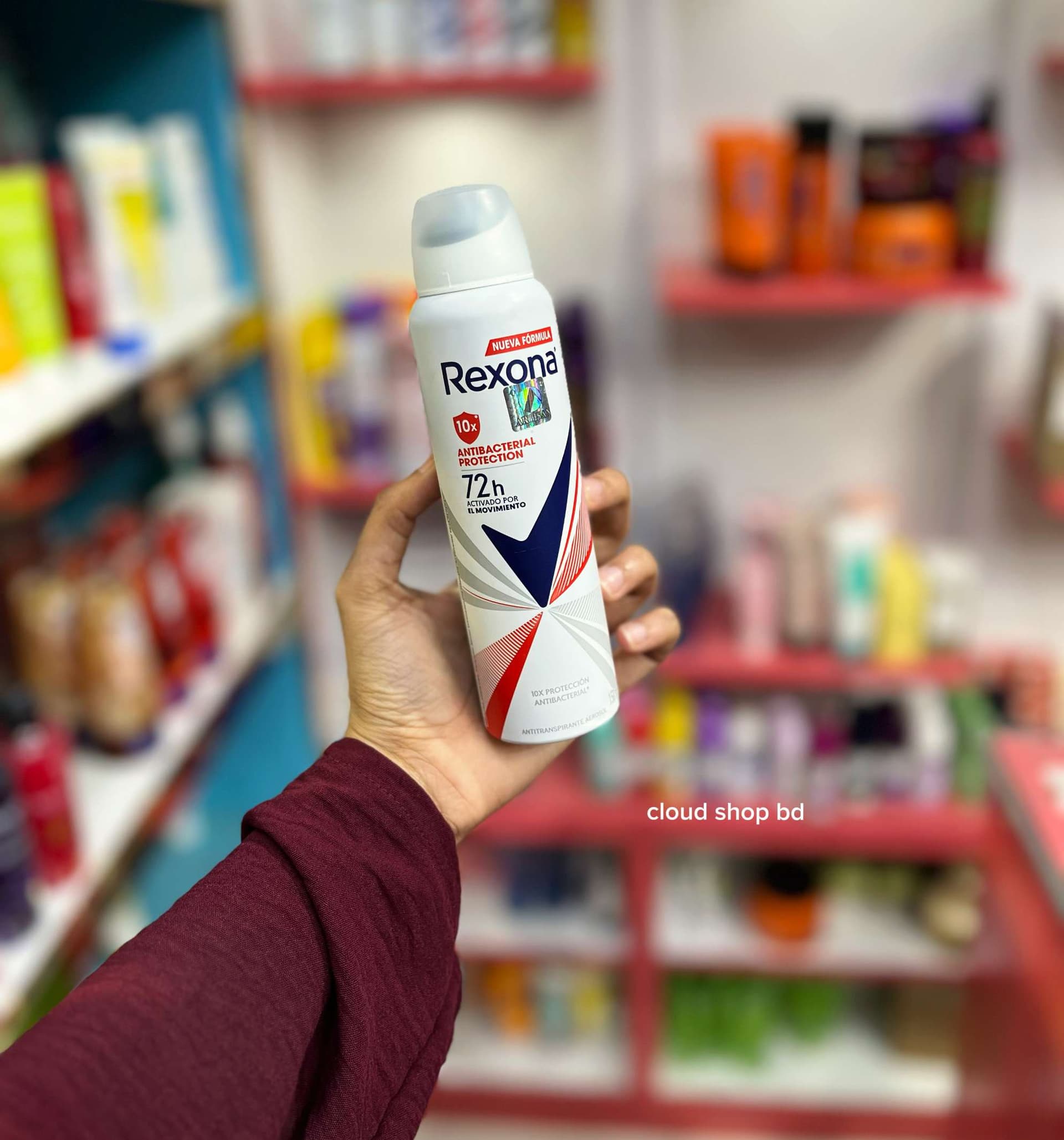 Rexona 10x Antibacterial Protection 72H Antiperspirant Deodorant Spray