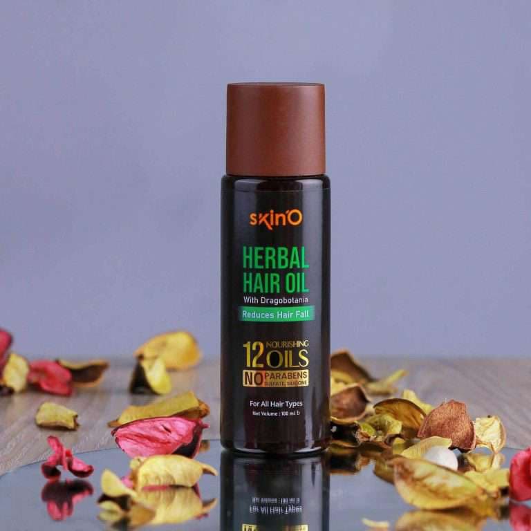skin’O Herbal Hair Oil With Dragobotania Reduces Hair fall-100ml