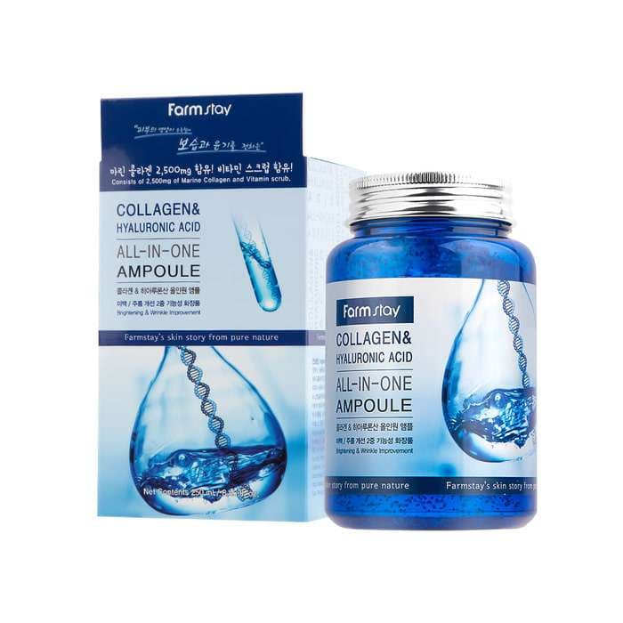 Farm stay Collagen & Hyaluronic Acid All-in-One Ampoule – 250ml