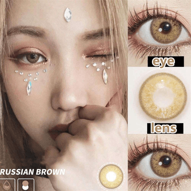 KSSEYE Russian Brown Color Contact Lenses