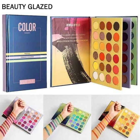 Beauty Glazed 72 Color Eyeshadow Palette 3 layer Book