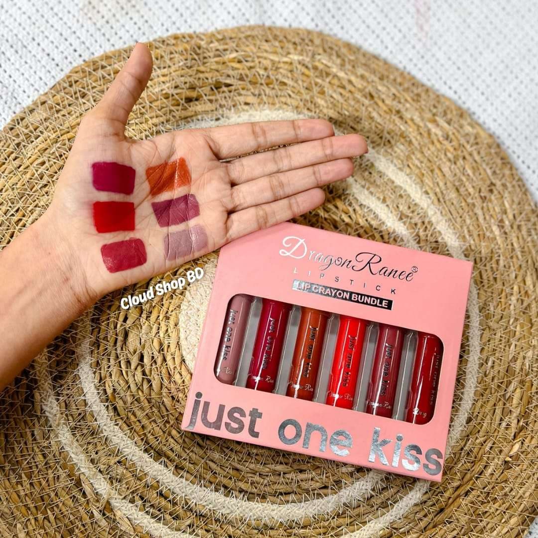 Dragon Ranee 6pcs Moisturising Crayon Lipstick