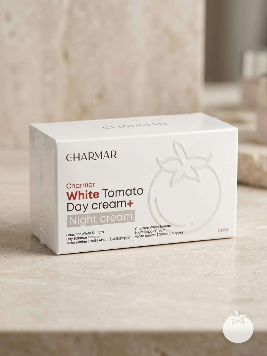 Charmar White Tomato Day Cream + Night Cream Duo