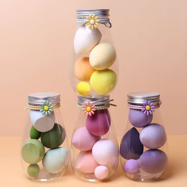 Beauty Blender Jar Set of 6 Soft Makeup Sponge ( Random)
