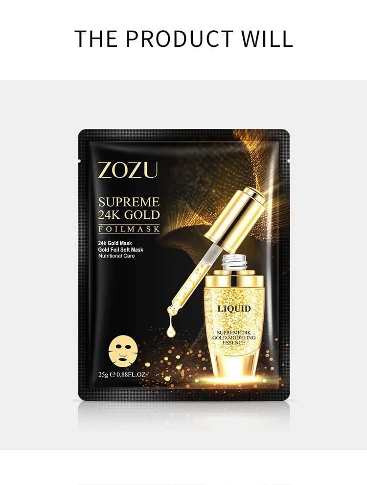 ZOZU 24K Supreme Gold Face Sheet Mask 25ml