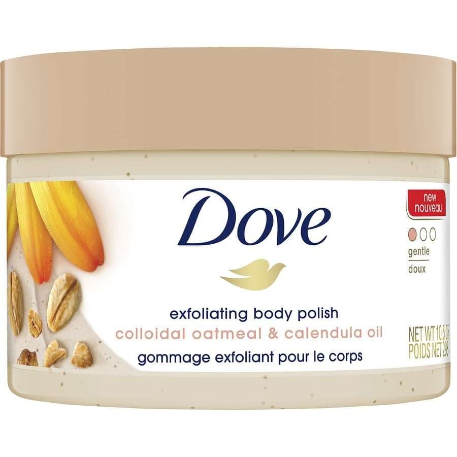 Dove Exfoliating Body Polish 298g - Colloidal Oatmeal & Calendula Oil