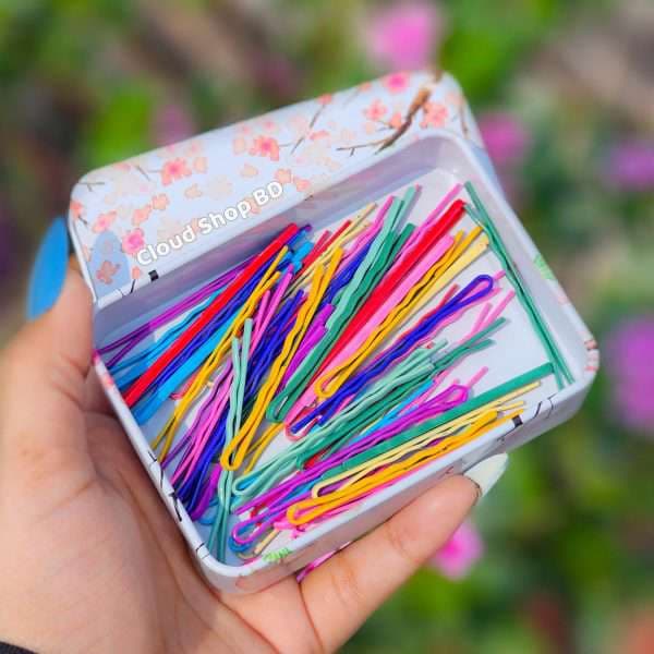 Premium Quality Flat Bobby Pins -Colorful