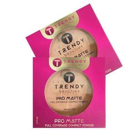 TRENDY Beauty Pro Matte Full Coverage Compact Powder.