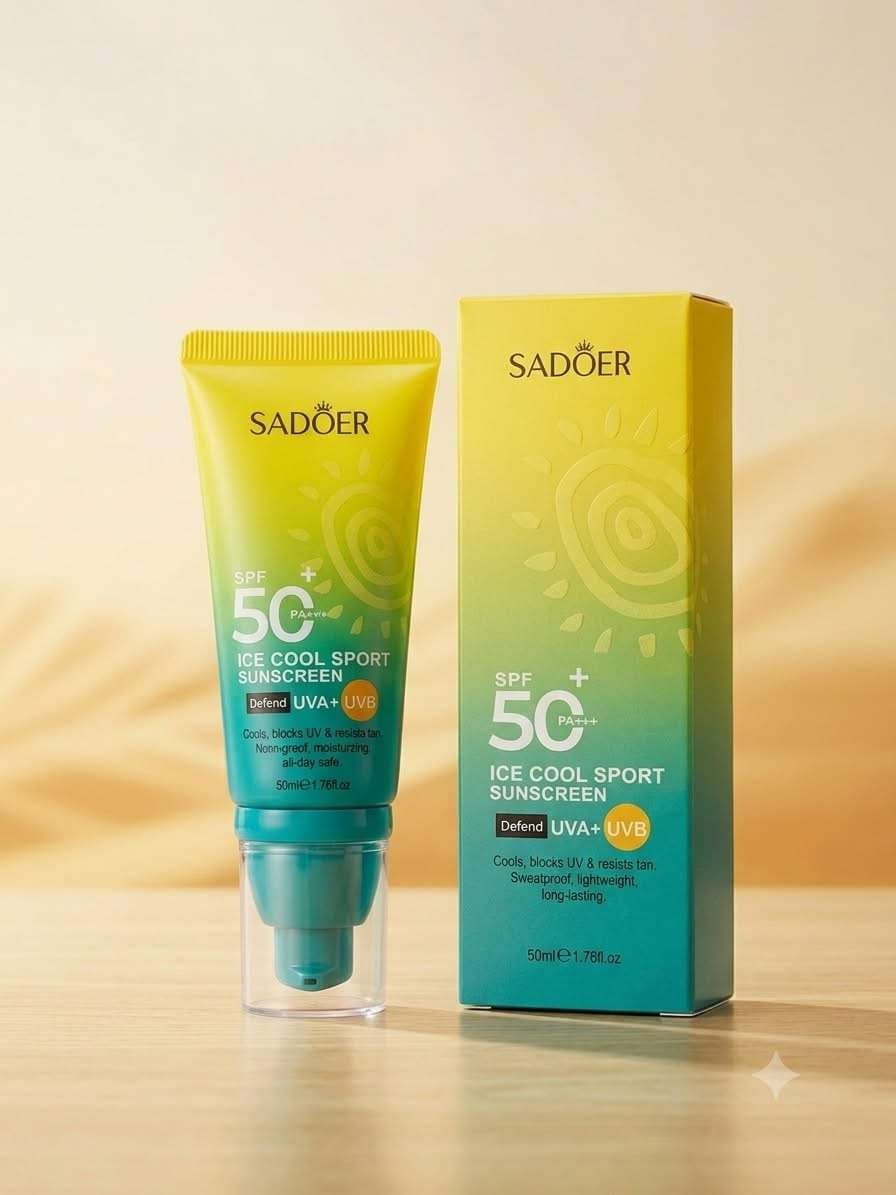 SADOER Ice Cool Sport Sunscreen SPF 50+ PA+++
