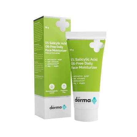 The Derma CO 1% Salicylic Acid Oil Free Daily Face Moisturizer 50g