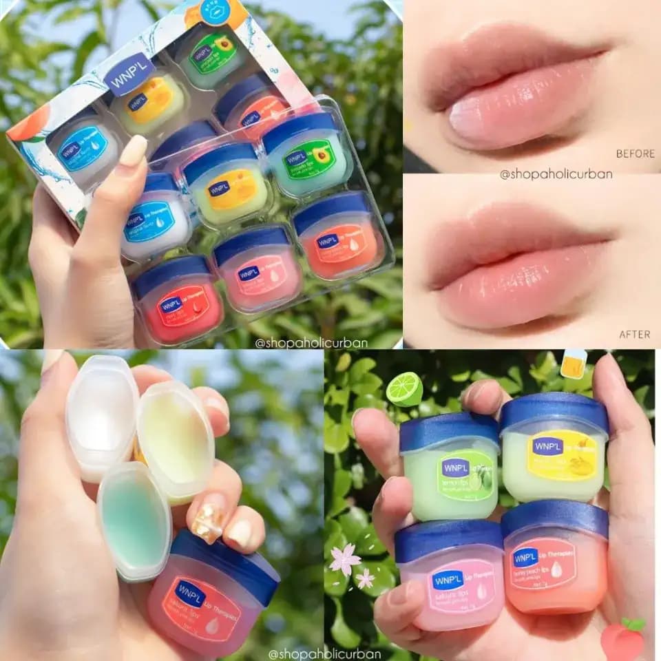 WNP’L 6pcs Lip Balm Set – Daily Lip Care Essentials