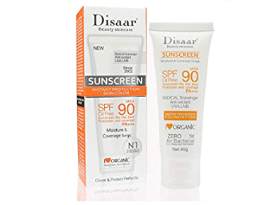 Disaar Facial Body Whitening Sunscreen Cream Spf 90 Sun Block 40 gm