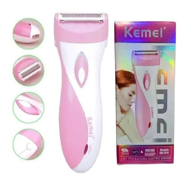 Kemei KM-3018 Electric Waterproof Shaver  for women