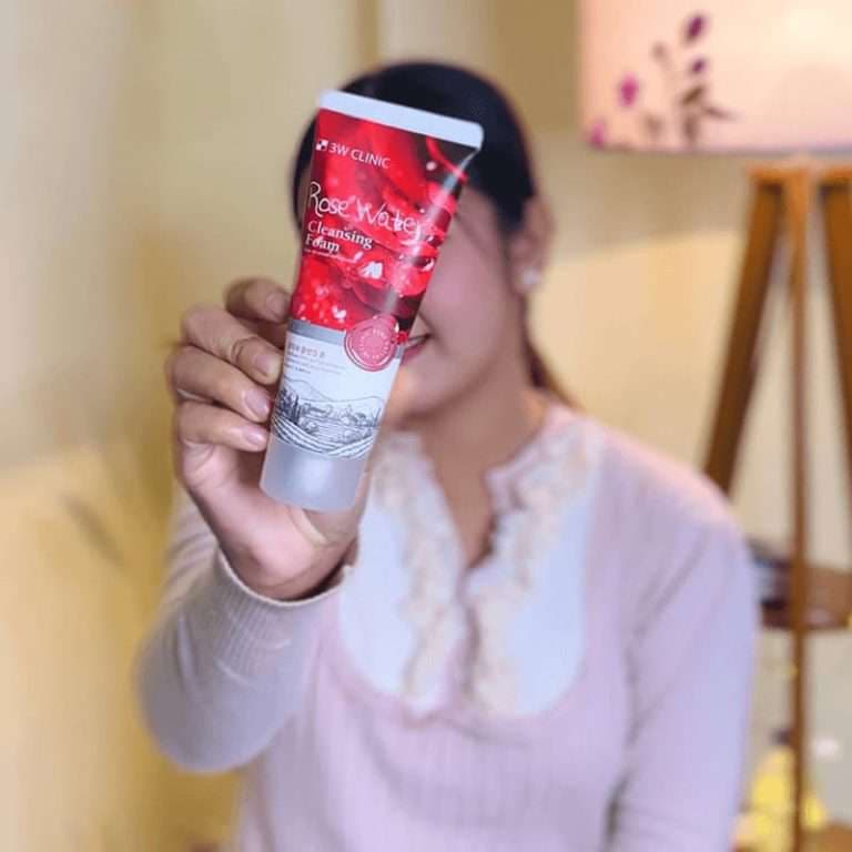 3w Clinic Rose Water Cleansing Foam 100 ml 2