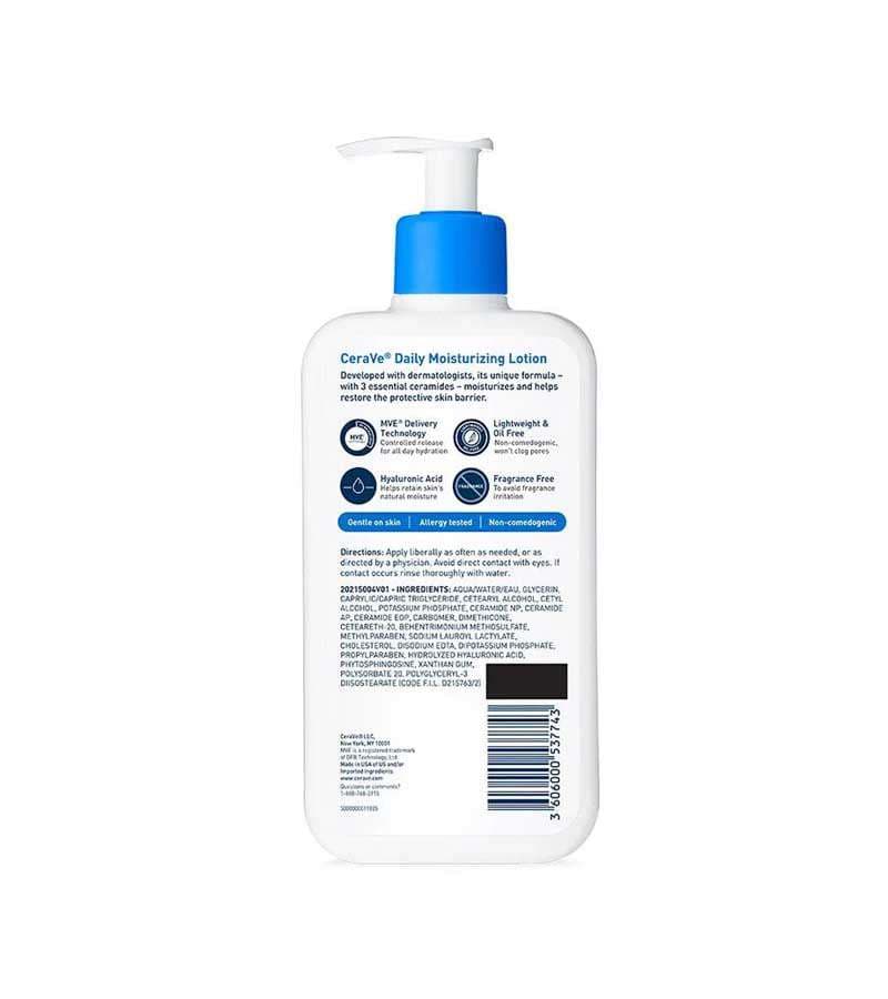 Cerave Daily Moisturizing Lotion For (355ml) 4