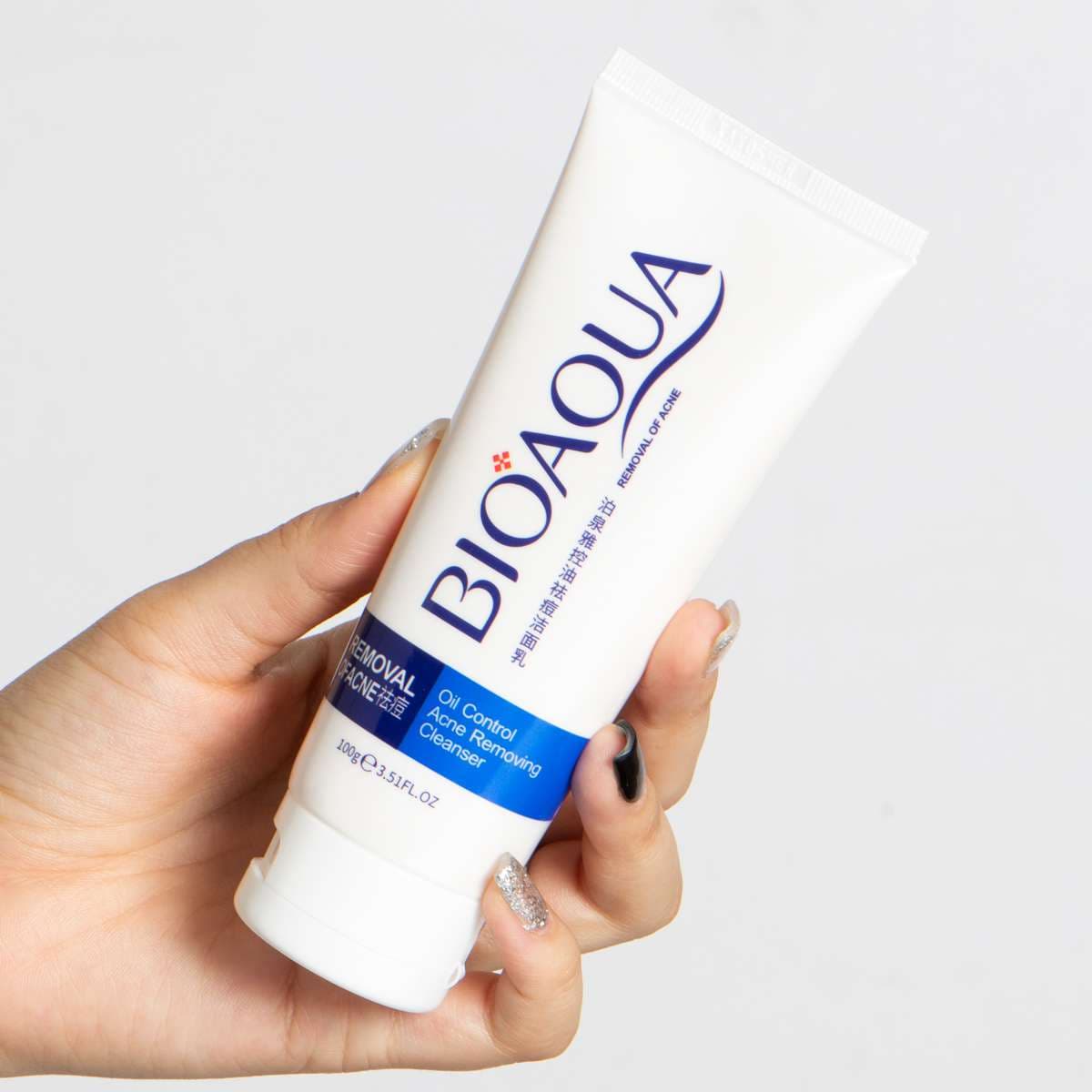 BIOAQUA Oil Control Acne Removal Cleanser – 100gm 2