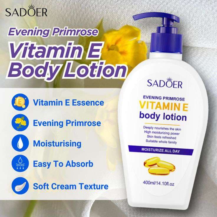 SADOER Vitamin E Body Lotion 400ml 2