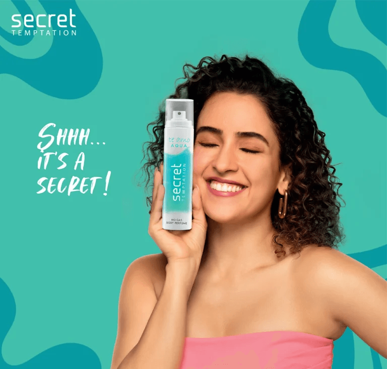 Secret Temptation Te Amo Aqua Perfume Body Spray for Women 120ml 2
