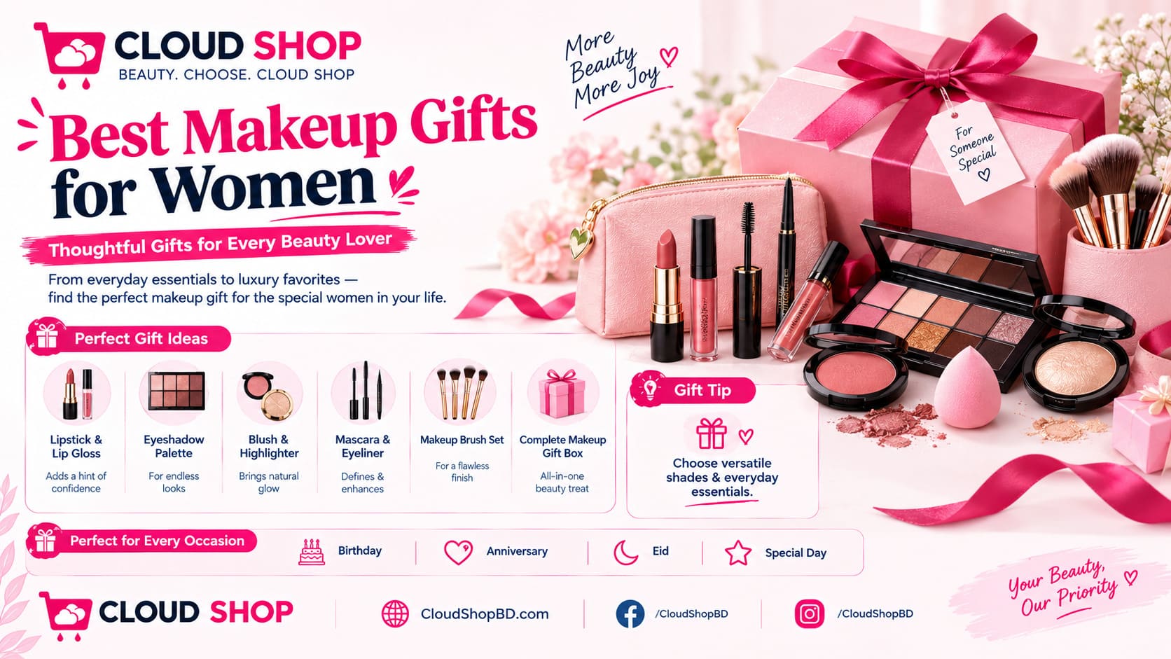 Best Makeup Gifts for Women: প্রিয়জনকে খুশি করুন Perfect উপহার দিয়ে