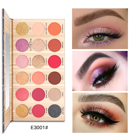 Pudaier 18 Colors Professional Eye Shadow Palette