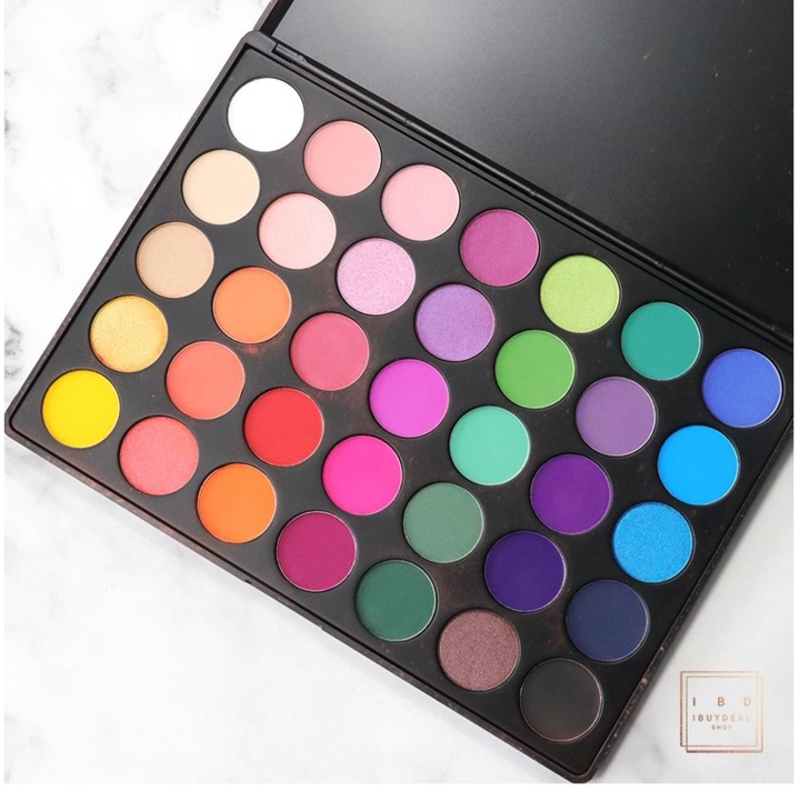 Morphe 35A Eyeshadow Palette Colour Bright Matte and Shimmer