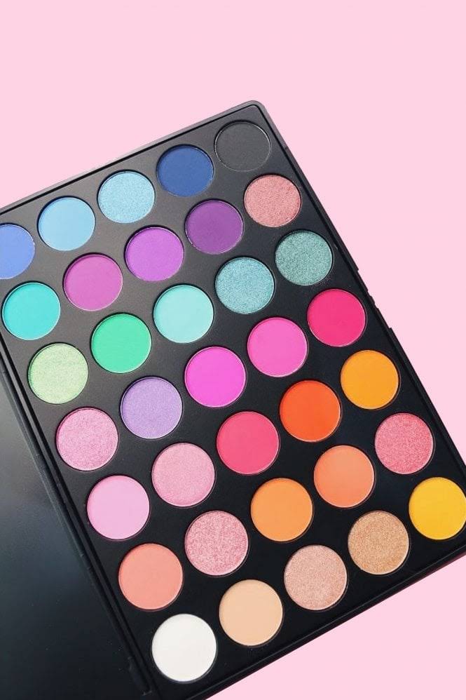 Morphe 35A Eyeshadow Palette Colour Bright Matte and Shimmer