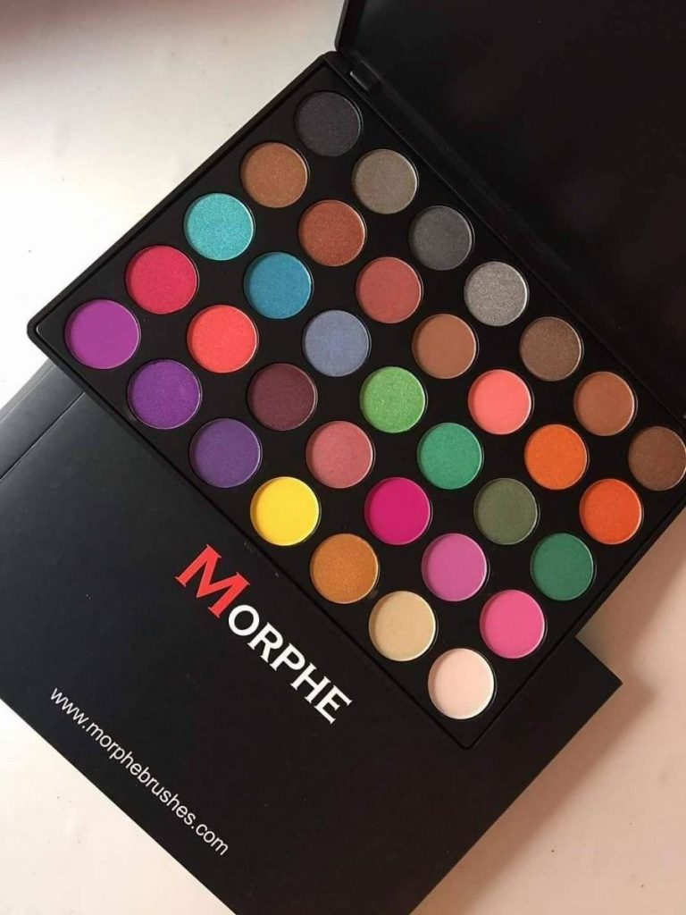 Morphe 35A Eyeshadow Palette Colour Bright Matte and Shimmer