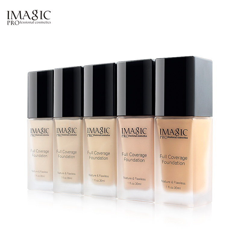 Buy Imagic Full Coverage Liquid Foundation Pump Concealer Oil Control Easy To Wear Soft Face Cover Makeup Foundation Online From Cloud Shop