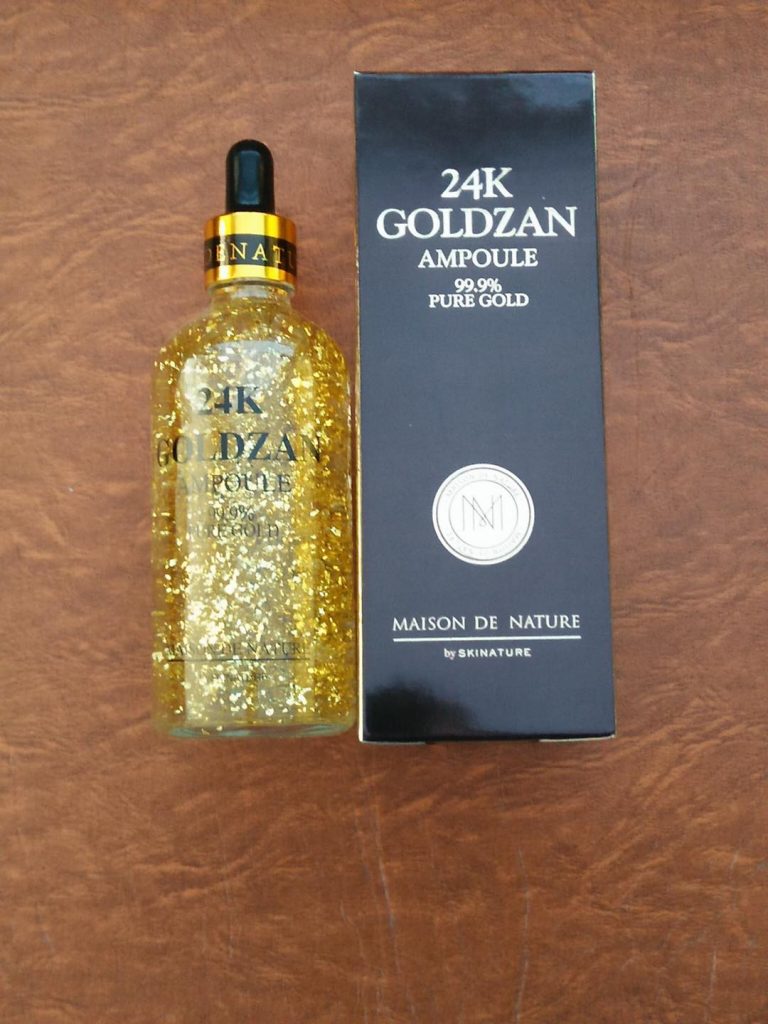 MAISON DE NATURE 24k Goldzan Ampoule Gold Face Serum 100ml