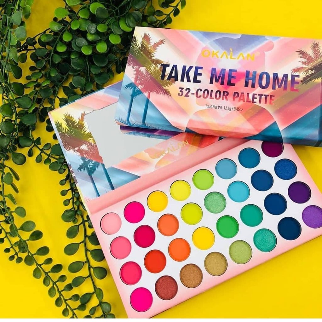 OKALAN TAKE ME HOME 32 COLOR EYE SHADOW PALETTE