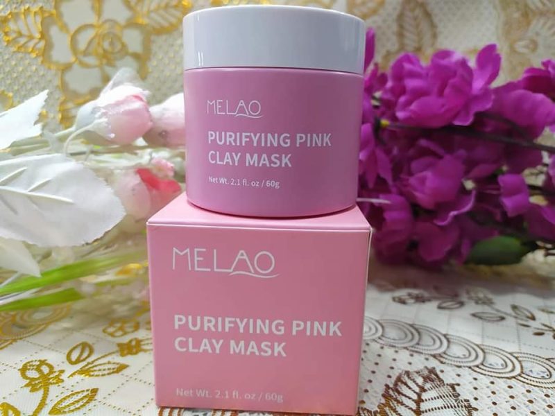 6952243299588 Melao Purifying Illuminate Refine Pink Clay Mask, Oil Control Shrinking Pores Blackhead Removing Deep Cleansing Moisturizing Clay Facial Mask, 60g