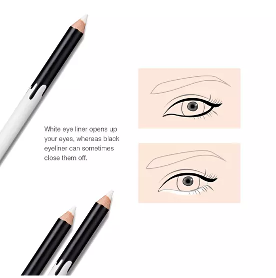 ME NOW SOFT EYELINER PENCIL - WHITE সাদা কাজল